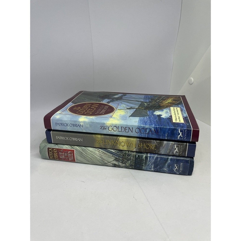 Patrick O'Brian Books Lot of 3 Blue at the Mizzen Hardcover + PB